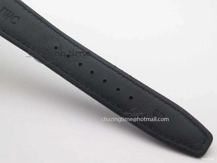 MIROTIME 0120 Portuguese Real PR IW500126 ZF 1:1 Best Edition Grey Red Dial On Black Leather Strap A52010 V Resilient 7333